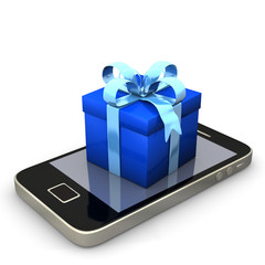 Smartphone Blue Gift