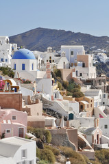 Naklejka premium Santorini church