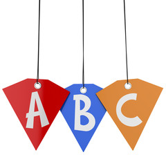 3D ABC Letter