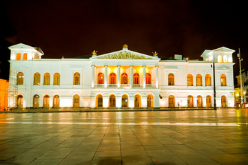 Obraz premium Sucre Theather historic center of Quito, Ecuador.