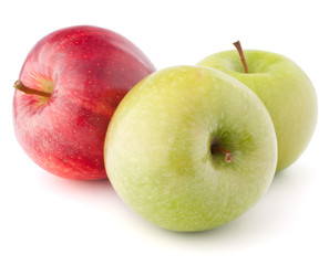 Red and green apple