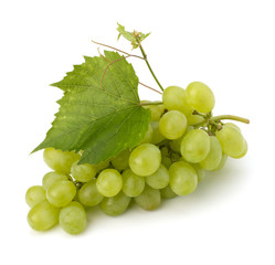 Ripe grape whith leaf