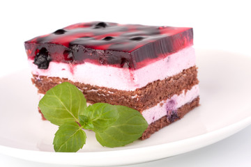 Delicious  cake piece