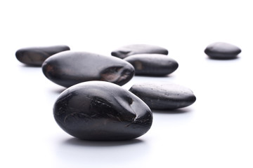 Zen pebbles. Stone spa and healthcare concept.