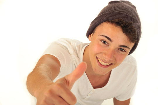 Teenager Daumen hoch 1.11.12