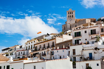 Old city of Ibiza, Spain