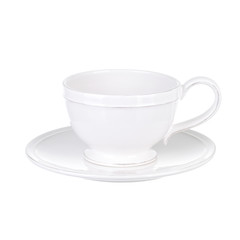 White tea cup isolated