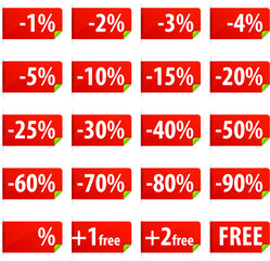 Discount labels