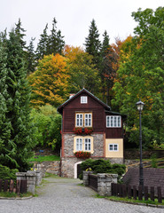 old house, spa - Karlova Studanka, the Czech Republic