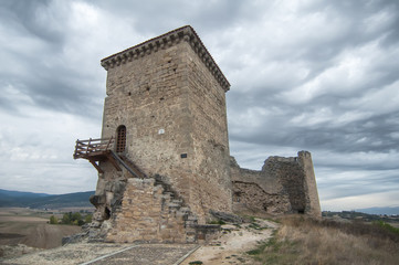 Castle of Santa Gadea del Cid in Burgos, Spain