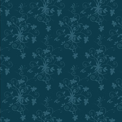 Vintage floral background pattern, vector illustration