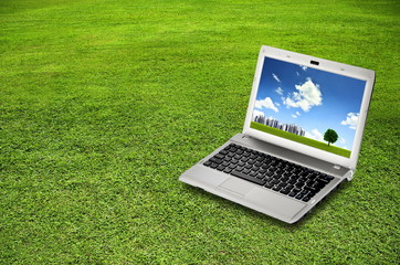 Green Laptop
