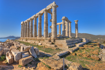 Poseidon Temple ,Cape Sounion, Greece - 46388571