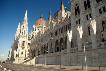 Fototapeta na wymiar Parlament Budapeszcie (Węgry)