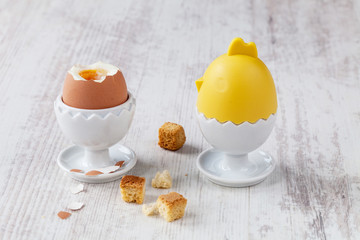 Coque egg for breakfast