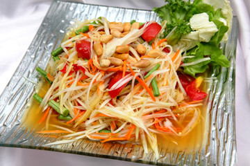 Thai papaya salad