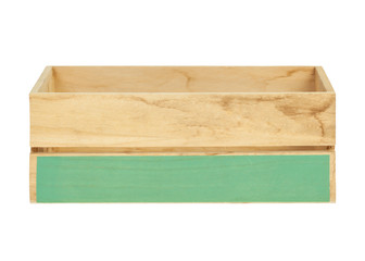 empty wooden crate