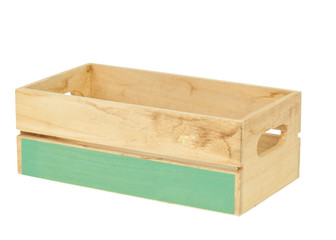 empty wooden crate