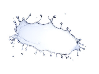 Water splash, isolated on white background 