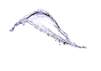 Water splash, isolated on white background 