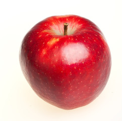 red apple isolated on white