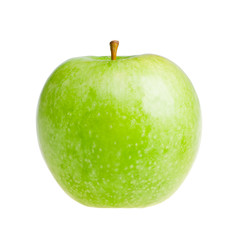 green apple isolated on white