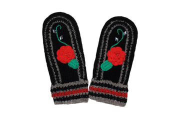 Woollen mittens