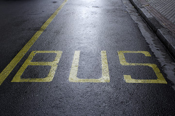 Public bus stop