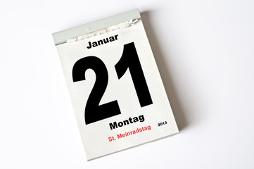 21. Januar 2013 St Meinradstag