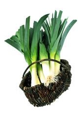 Le panier de poireaux