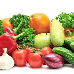 Obraz na płótnie Canvas owoce i warzywa