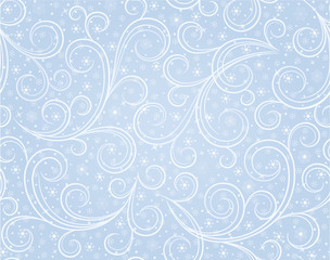 seamless background with snowflakes