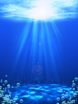 Unterwasserpräsentation