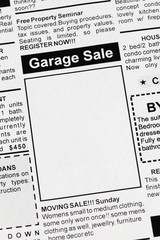Naklejka premium Garage Sale