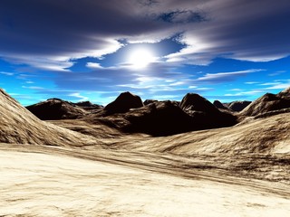 Fototapeta premium Winter im Gebirge