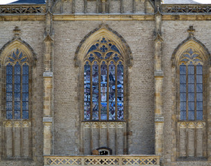 Gothic stained window