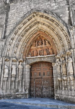 Porta da catedral de Burgos