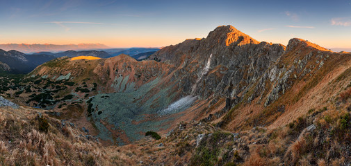 Mountain at autumn in Slovakia - Small Tatras - Dumbier