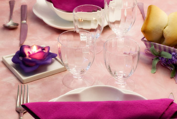 romantic tableware