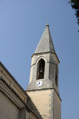 Fototapeta na wymiar Church tower in the Provence