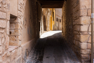 Old catalonia spanish street
