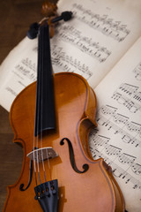 Obraz na płótnie Canvas Klasyczne skrzypce