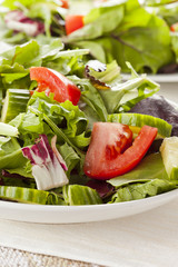 Fresh Green Organic Garden Salad