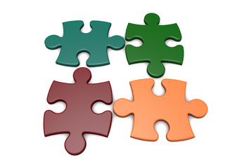 Conectando piezas de puzzle