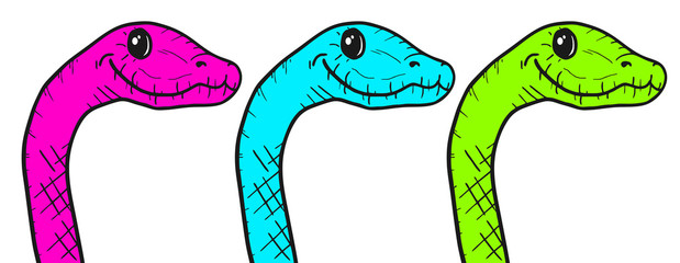 Fototapeta premium Color snake