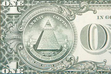 a one dollar bill .
