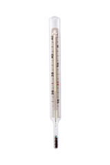 medical thermometer isolated on white background