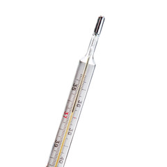 medical thermometer isolated on white background