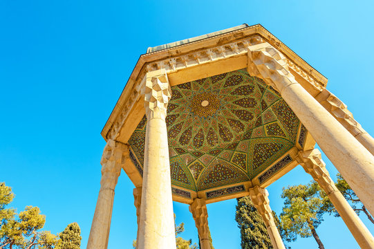 Tomb of Hafez in central Shiraz, Iran.