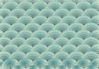 Blue Wave pattern © chic2view